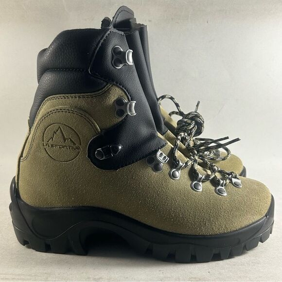La Sportiva GLACIER WLF Mountaineering Boots Tan Size Womens 7 Mens 6 EU 38 - Picture 1 of 8